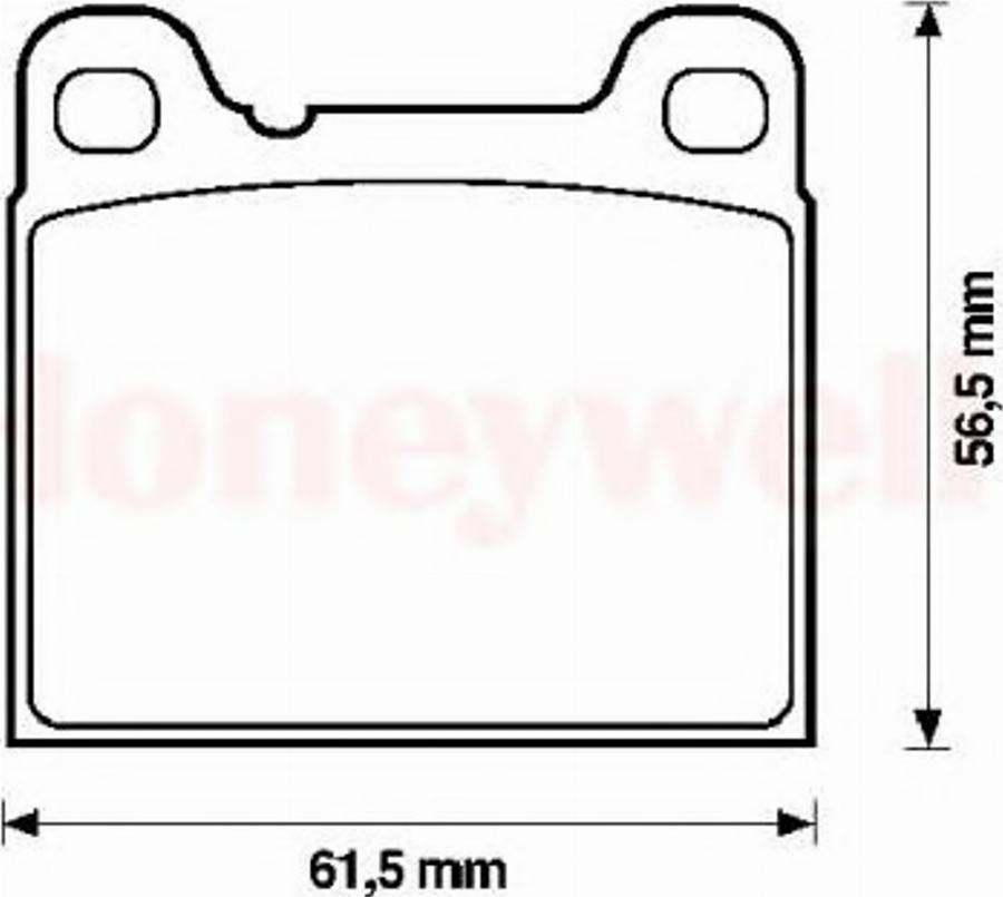 BENDIX 571417B - Kit de plaquettes de frein, frein à disque cwaw.fr