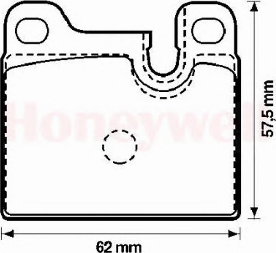 BENDIX 571488B - Kit de plaquettes de frein, frein à disque cwaw.fr