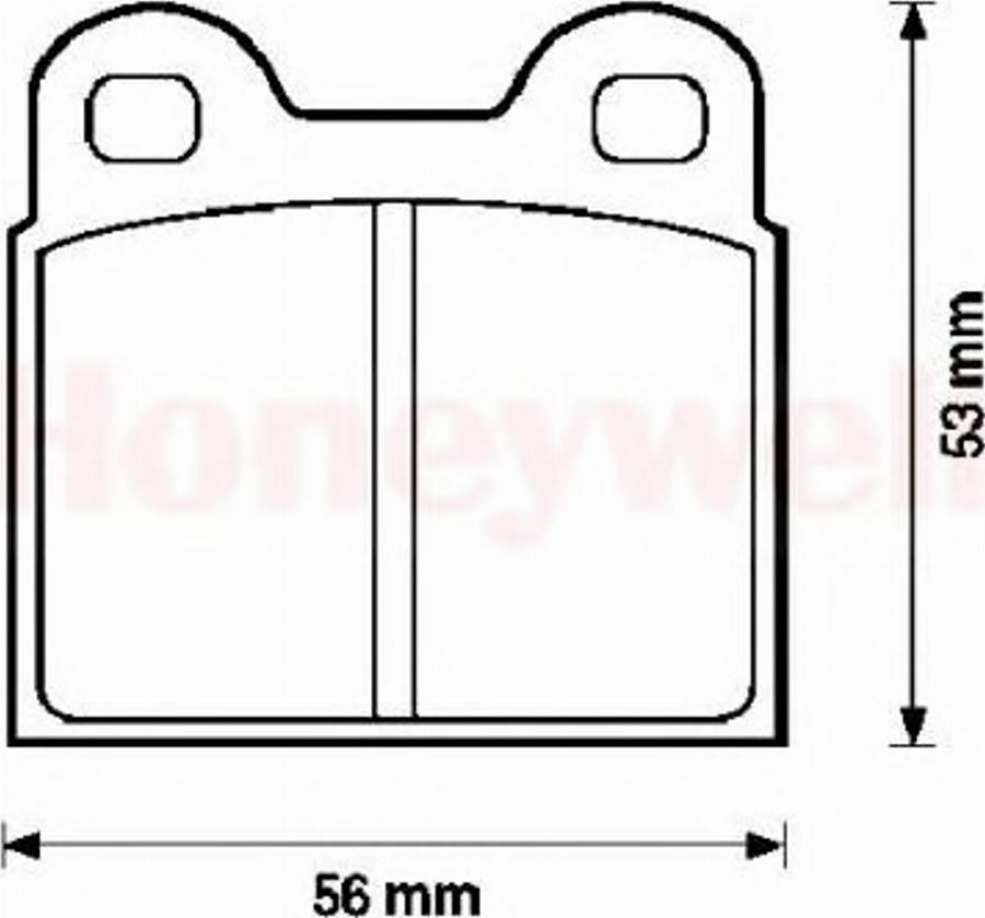 BENDIX 571429B - Kit de plaquettes de frein, frein à disque cwaw.fr