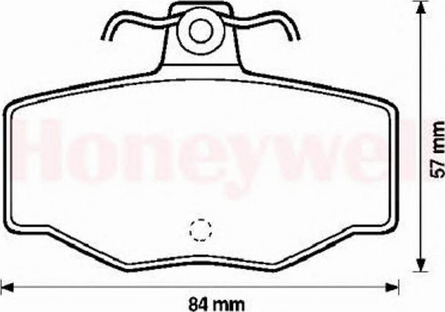 BENDIX 571421B - Kit de plaquettes de frein, frein à disque cwaw.fr