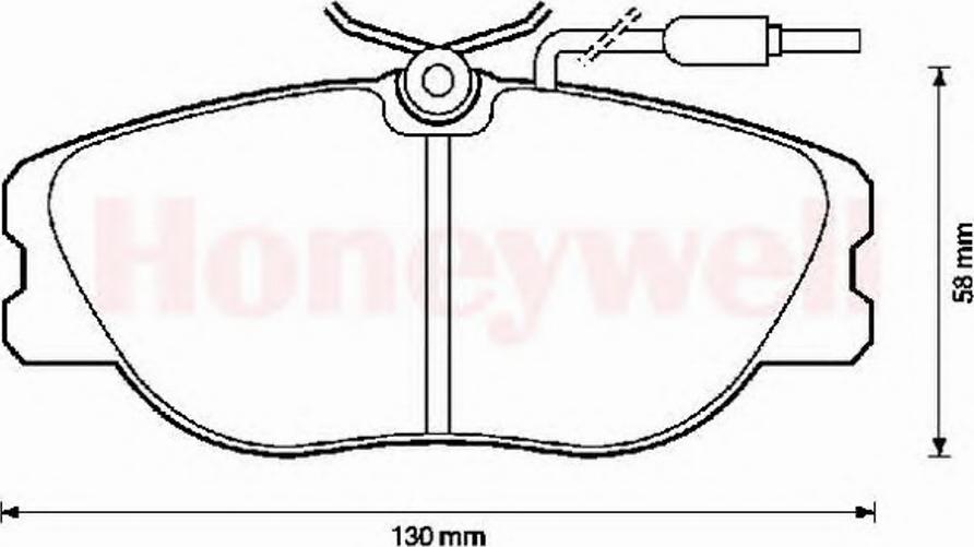 BENDIX 571423B - Kit de plaquettes de frein, frein à disque cwaw.fr