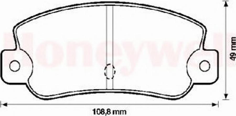 BENDIX 571474B - Kit de plaquettes de frein, frein à disque cwaw.fr