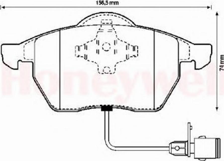 BENDIX 571512B - Kit de plaquettes de frein, frein à disque cwaw.fr