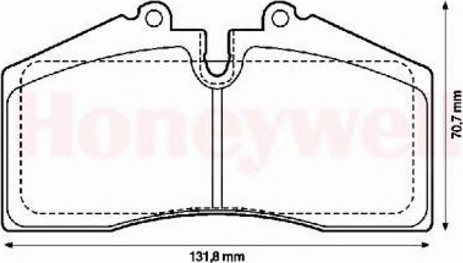 BENDIX 571534B - Kit de plaquettes de frein, frein à disque cwaw.fr