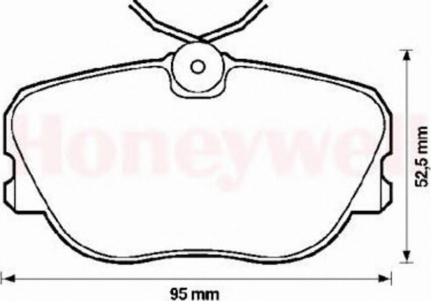 BENDIX 571535B - Kit de plaquettes de frein, frein à disque cwaw.fr