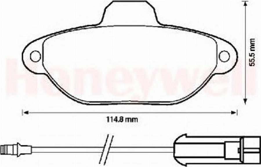 BENDIX 571523B - Kit de plaquettes de frein, frein à disque cwaw.fr