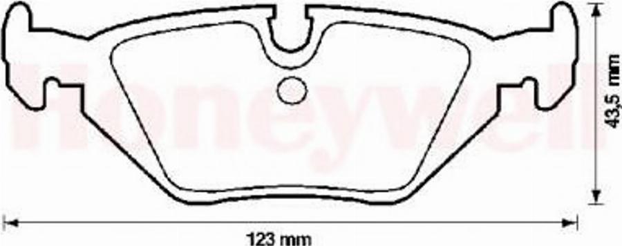 BENDIX 571527B - Kit de plaquettes de frein, frein à disque cwaw.fr