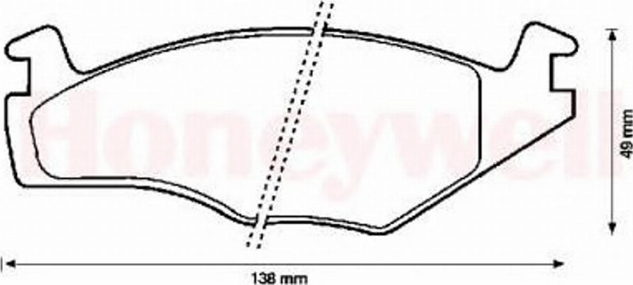 BENDIX 571848X - Kit de plaquettes de frein, frein à disque cwaw.fr