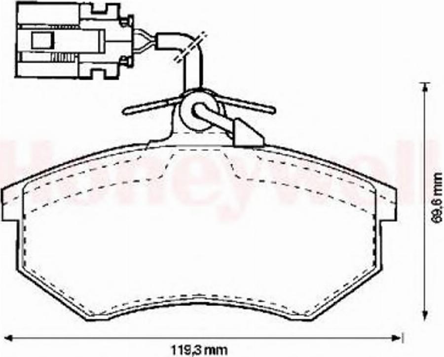 BENDIX 571856B - Kit de plaquettes de frein, frein à disque cwaw.fr