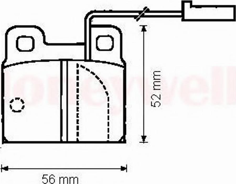 BENDIX 571861B - Kit de plaquettes de frein, frein à disque cwaw.fr