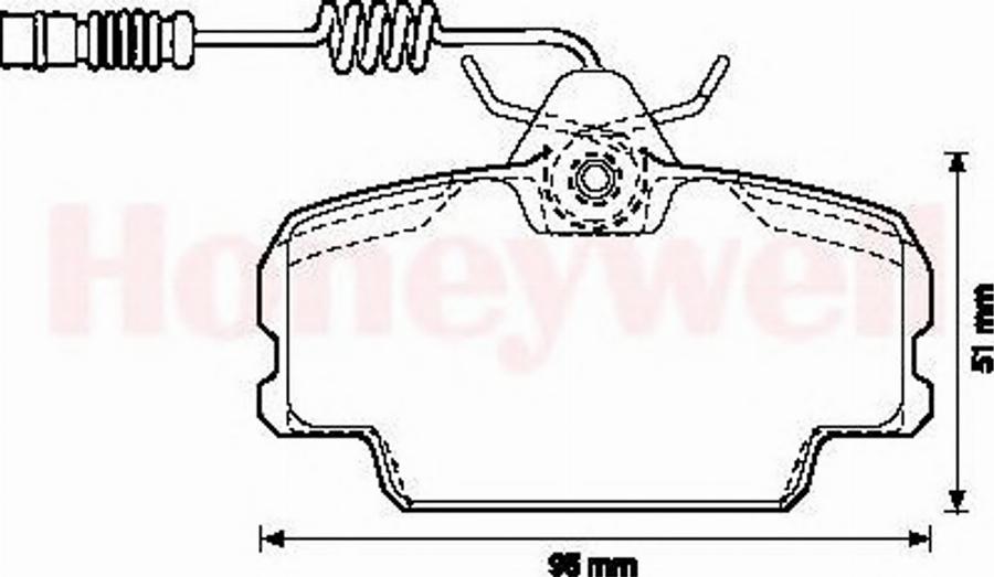 BENDIX 571868B - Kit de plaquettes de frein, frein à disque cwaw.fr