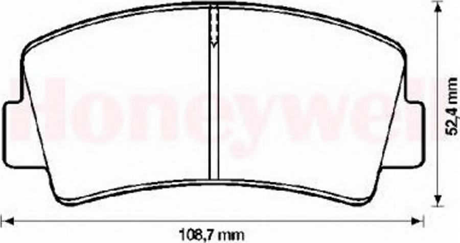 BENDIX 571809B - Kit de plaquettes de frein, frein à disque cwaw.fr