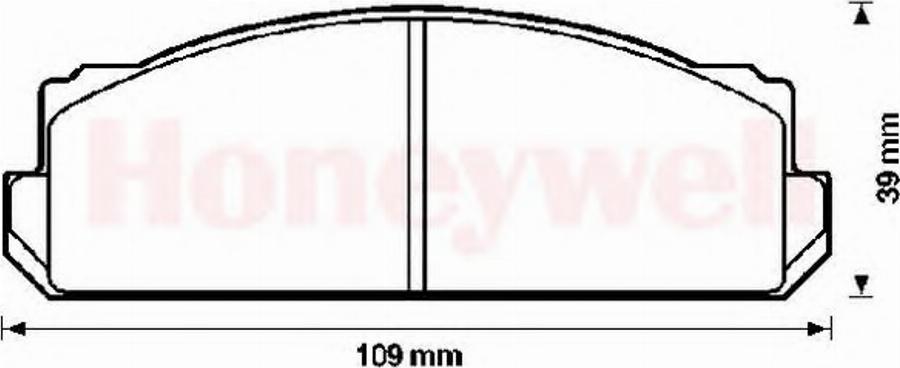 BENDIX 571810B - Kit de plaquettes de frein, frein à disque cwaw.fr