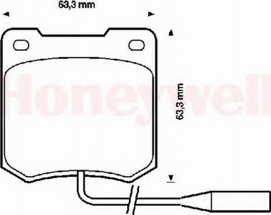 BENDIX 571817B - Kit de plaquettes de frein, frein à disque cwaw.fr