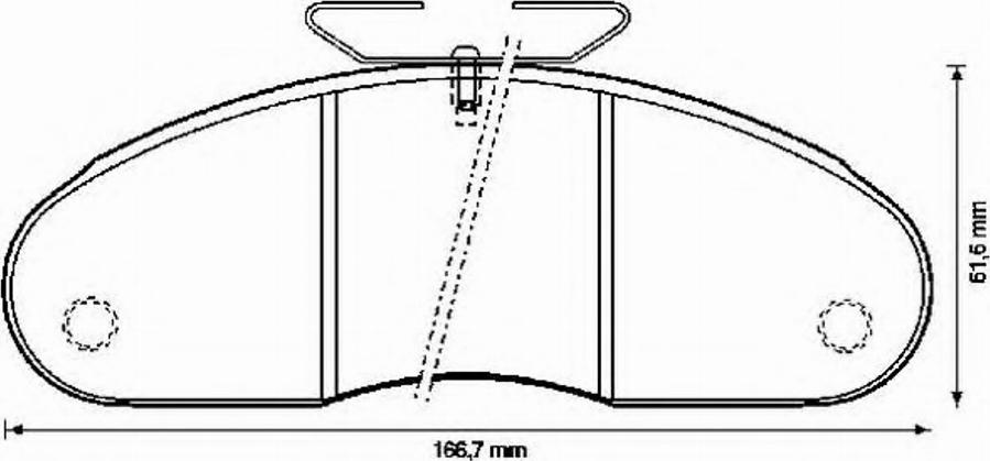 BENDIX 571885B - Kit de plaquettes de frein, frein à disque cwaw.fr