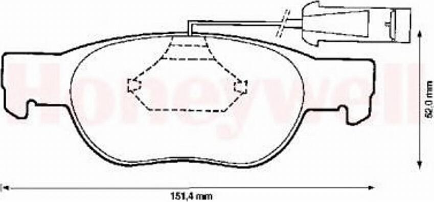 BENDIX 571882B - Kit de plaquettes de frein, frein à disque cwaw.fr