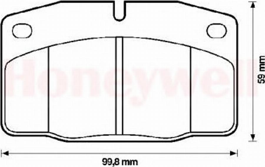 BENDIX 571833X - Kit de plaquettes de frein, frein à disque cwaw.fr