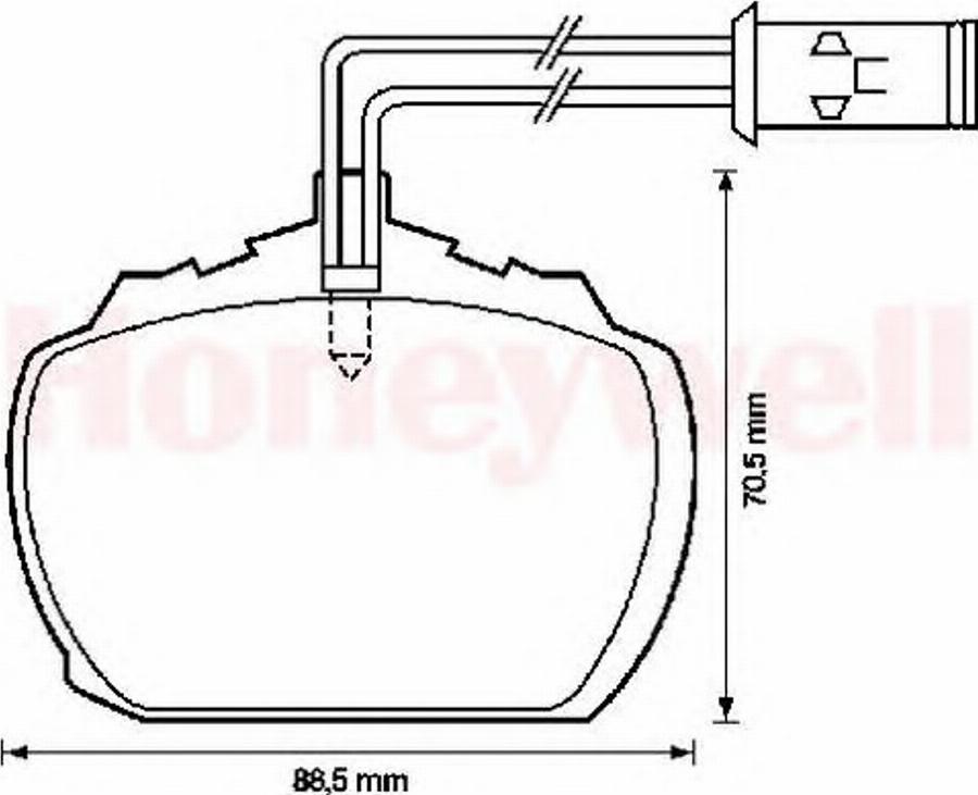 BENDIX 571820B - Kit de plaquettes de frein, frein à disque cwaw.fr