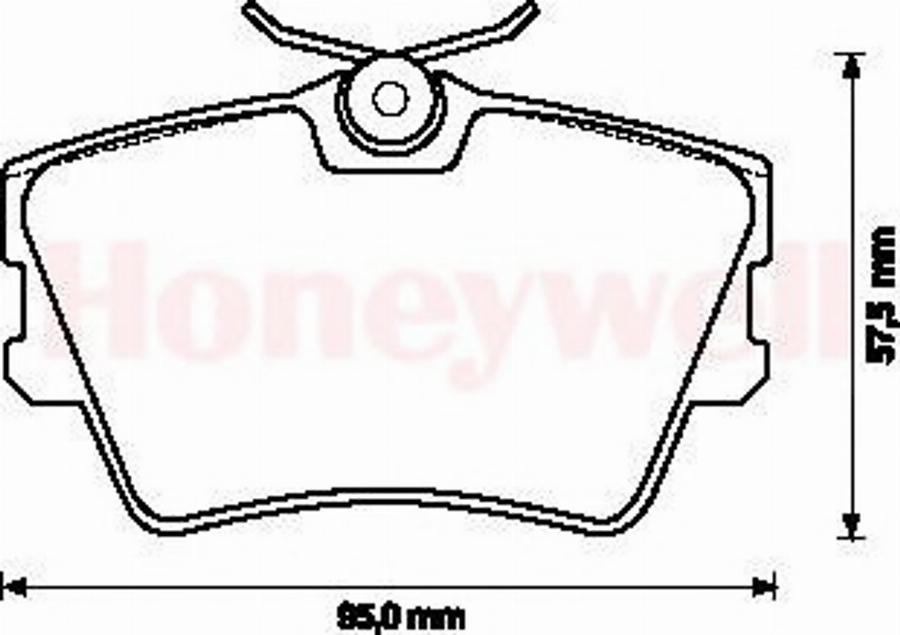 BENDIX 571875B - Kit de plaquettes de frein, frein à disque cwaw.fr