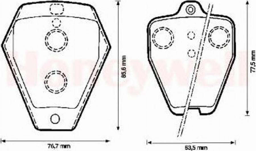 BENDIX 571871B - Kit de plaquettes de frein, frein à disque cwaw.fr