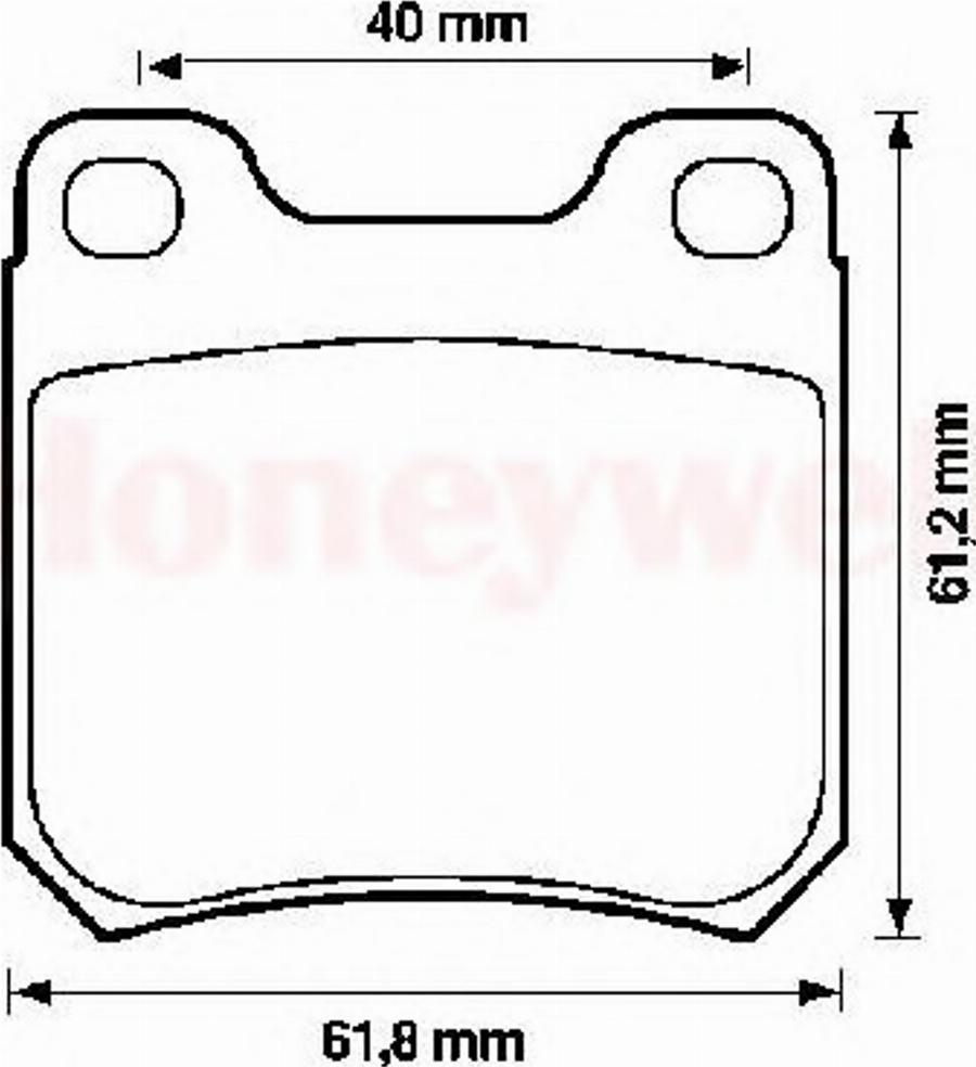 BENDIX 571390B - Kit de plaquettes de frein, frein à disque cwaw.fr