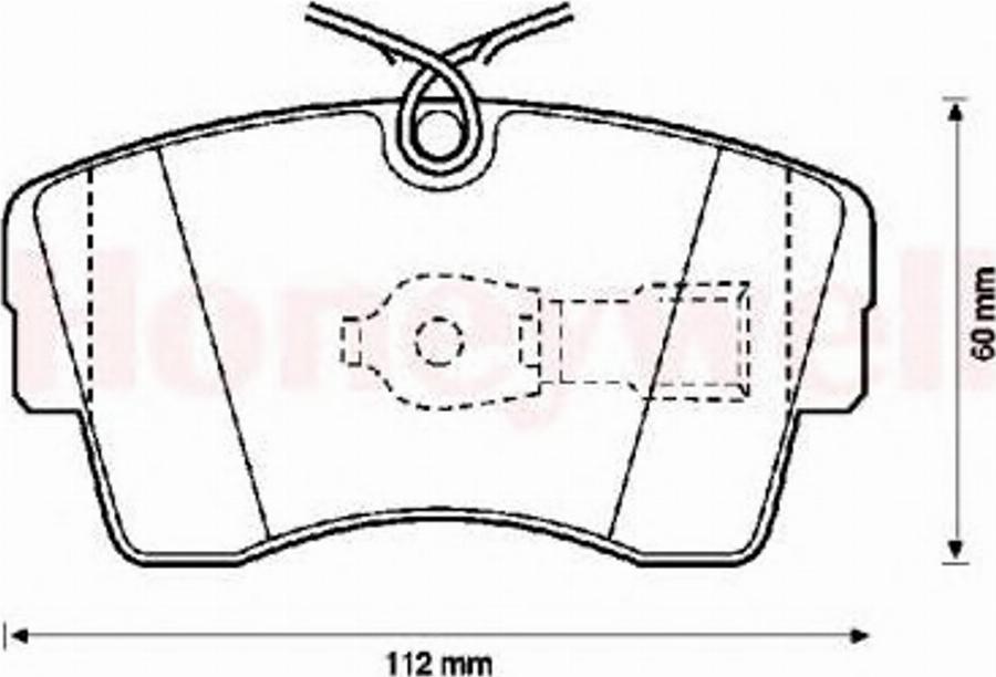 BENDIX 571392B - Kit de plaquettes de frein, frein à disque cwaw.fr