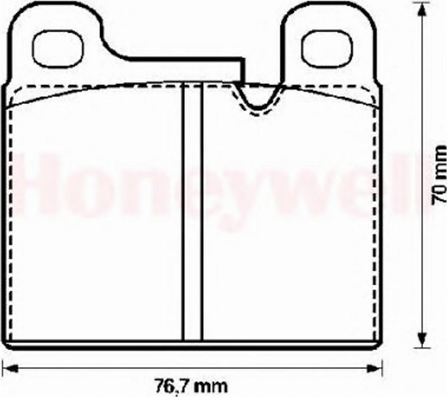 BENDIX 571349B - Kit de plaquettes de frein, frein à disque cwaw.fr