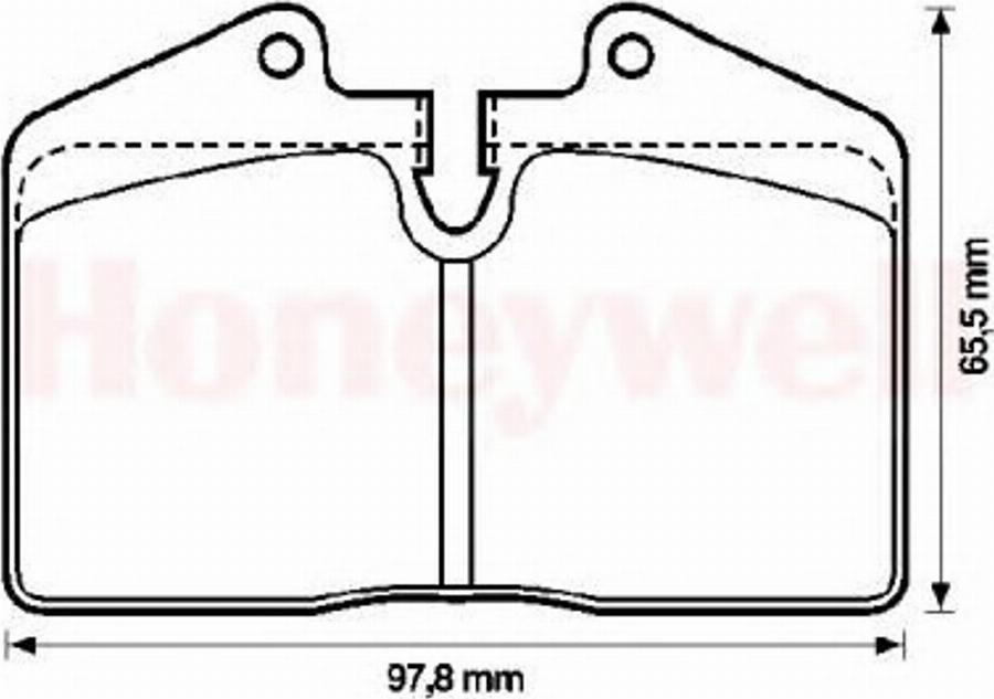 BENDIX 571348B - Kit de plaquettes de frein, frein à disque cwaw.fr