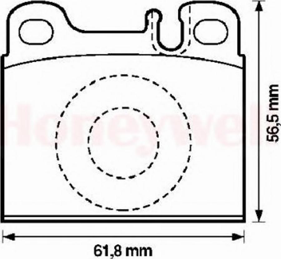 BENDIX 571342B - Kit de plaquettes de frein, frein à disque cwaw.fr