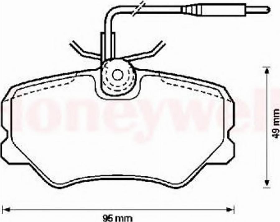 BENDIX 571359X - Kit de plaquettes de frein, frein à disque cwaw.fr