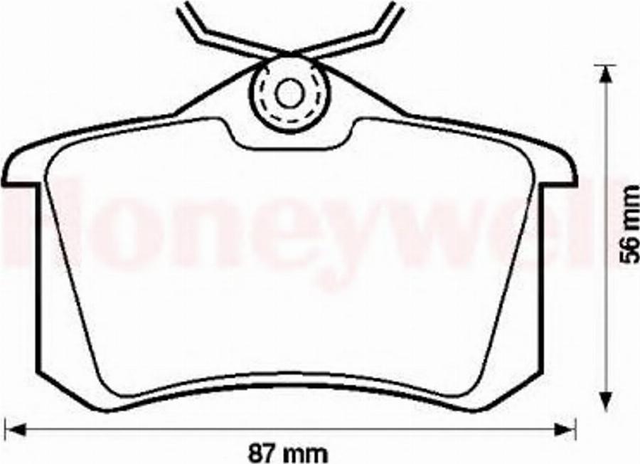 BENDIX 571361B - Kit de plaquettes de frein, frein à disque cwaw.fr