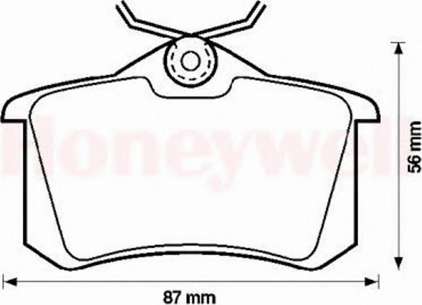 BENDIX 571361X - Kit de plaquettes de frein, frein à disque cwaw.fr