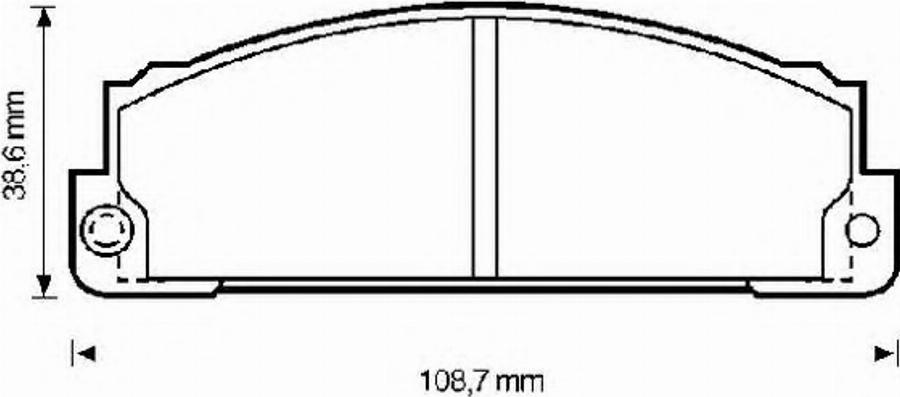 BENDIX 571362B - Kit de plaquettes de frein, frein à disque cwaw.fr