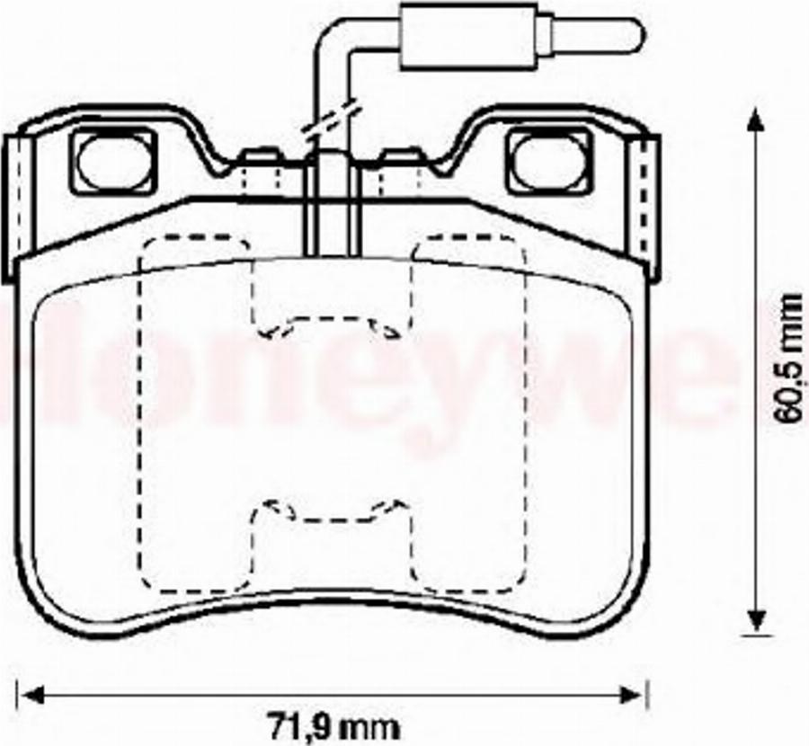 BENDIX 571367B - Kit de plaquettes de frein, frein à disque cwaw.fr