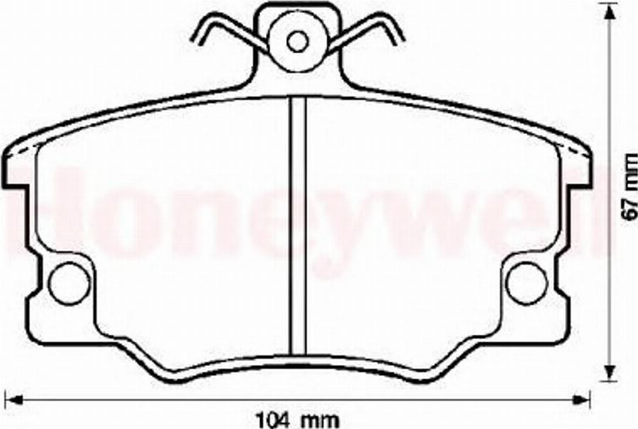 BENDIX 571309B - Kit de plaquettes de frein, frein à disque cwaw.fr