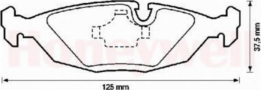 BENDIX 571300B - Kit de plaquettes de frein, frein à disque cwaw.fr