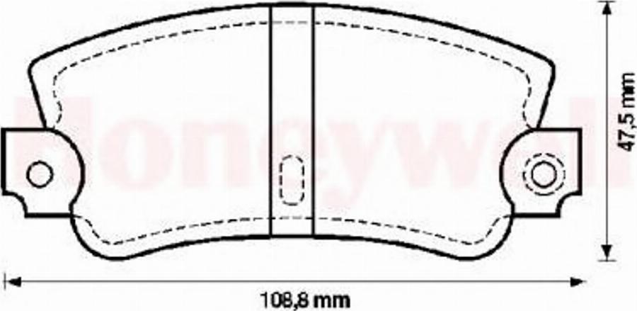 BENDIX 571301B - Kit de plaquettes de frein, frein à disque cwaw.fr