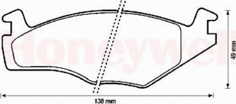 BENDIX 571316X - Kit de plaquettes de frein, frein à disque cwaw.fr