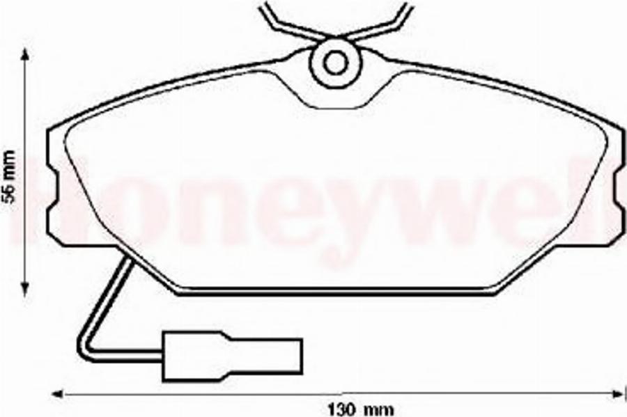 BENDIX 571313B - Kit de plaquettes de frein, frein à disque cwaw.fr