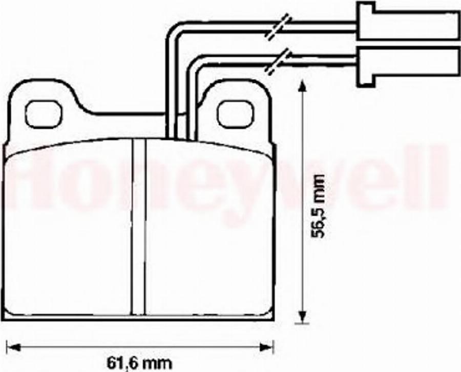 BENDIX 571384B - Kit de plaquettes de frein, frein à disque cwaw.fr