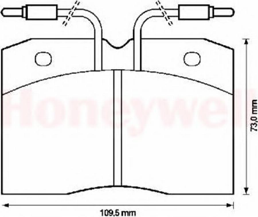 BENDIX 571325B - Kit de plaquettes de frein, frein à disque cwaw.fr