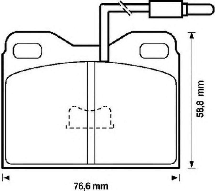 BENDIX 571323B - Kit de plaquettes de frein, frein à disque cwaw.fr