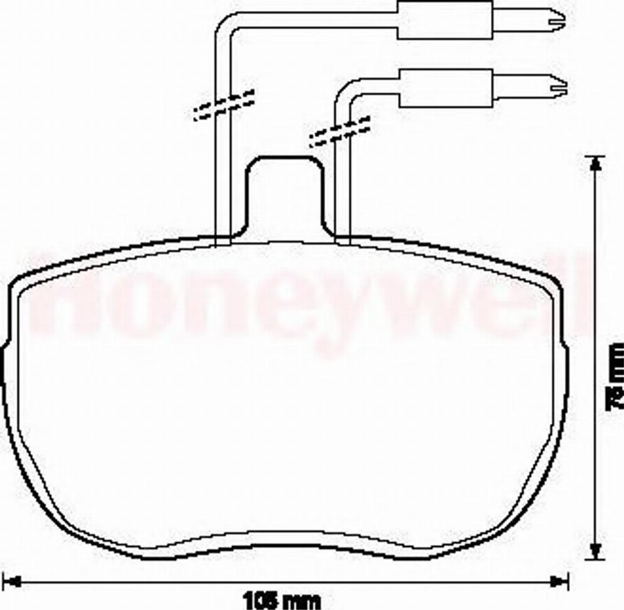 BENDIX 571379B - Kit de plaquettes de frein, frein à disque cwaw.fr