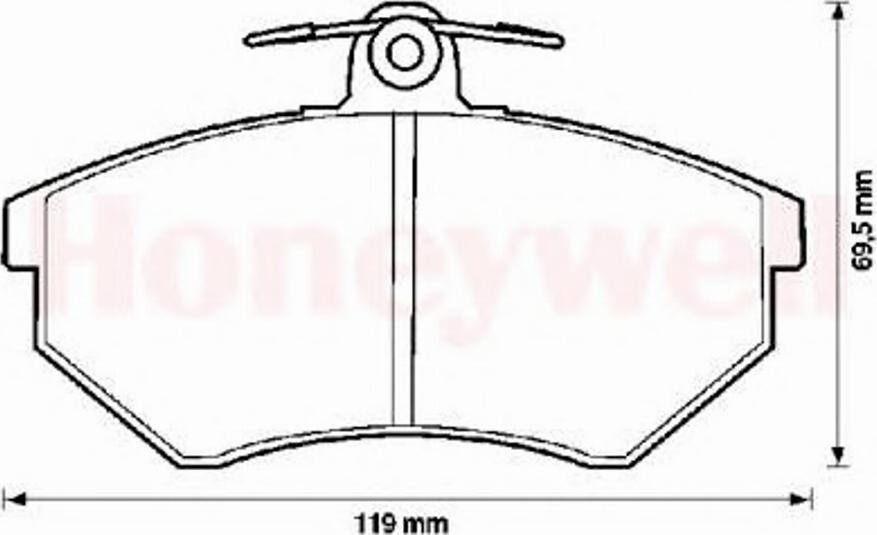 BENDIX 571376 B - Kit de plaquettes de frein, frein à disque cwaw.fr