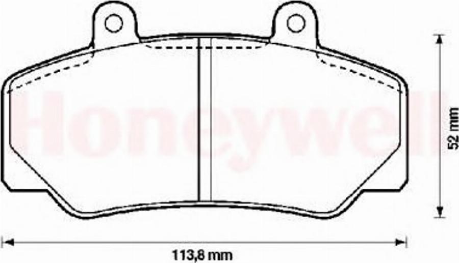 BENDIX 571370B - Kit de plaquettes de frein, frein à disque cwaw.fr