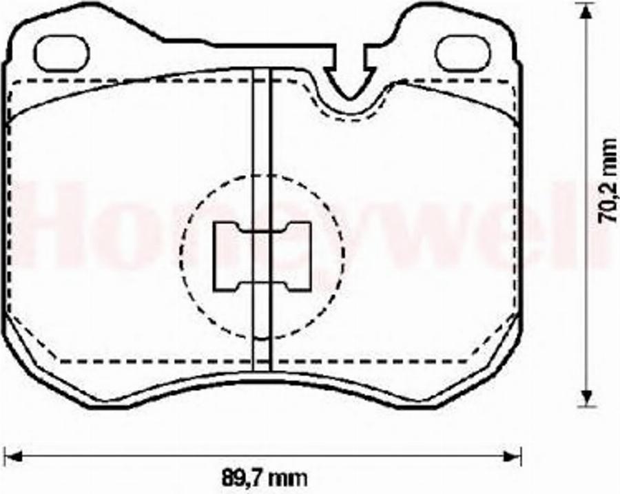 BENDIX 571373B - Kit de plaquettes de frein, frein à disque cwaw.fr