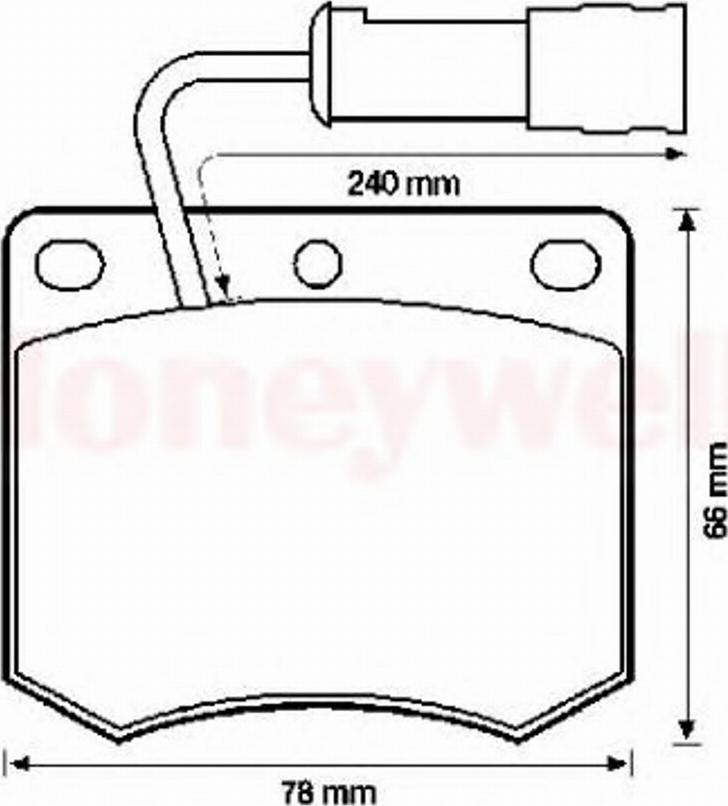 BENDIX 571298B - Kit de plaquettes de frein, frein à disque cwaw.fr