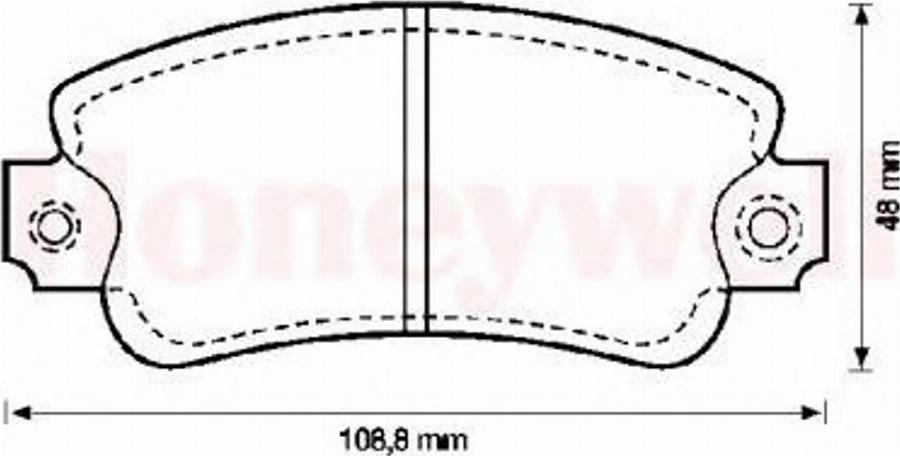 BENDIX 571297B - Kit de plaquettes de frein, frein à disque cwaw.fr