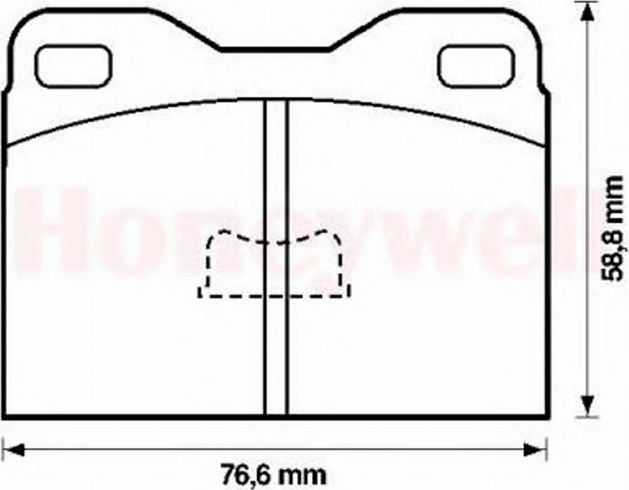 BENDIX 571245B - Kit de plaquettes de frein, frein à disque cwaw.fr