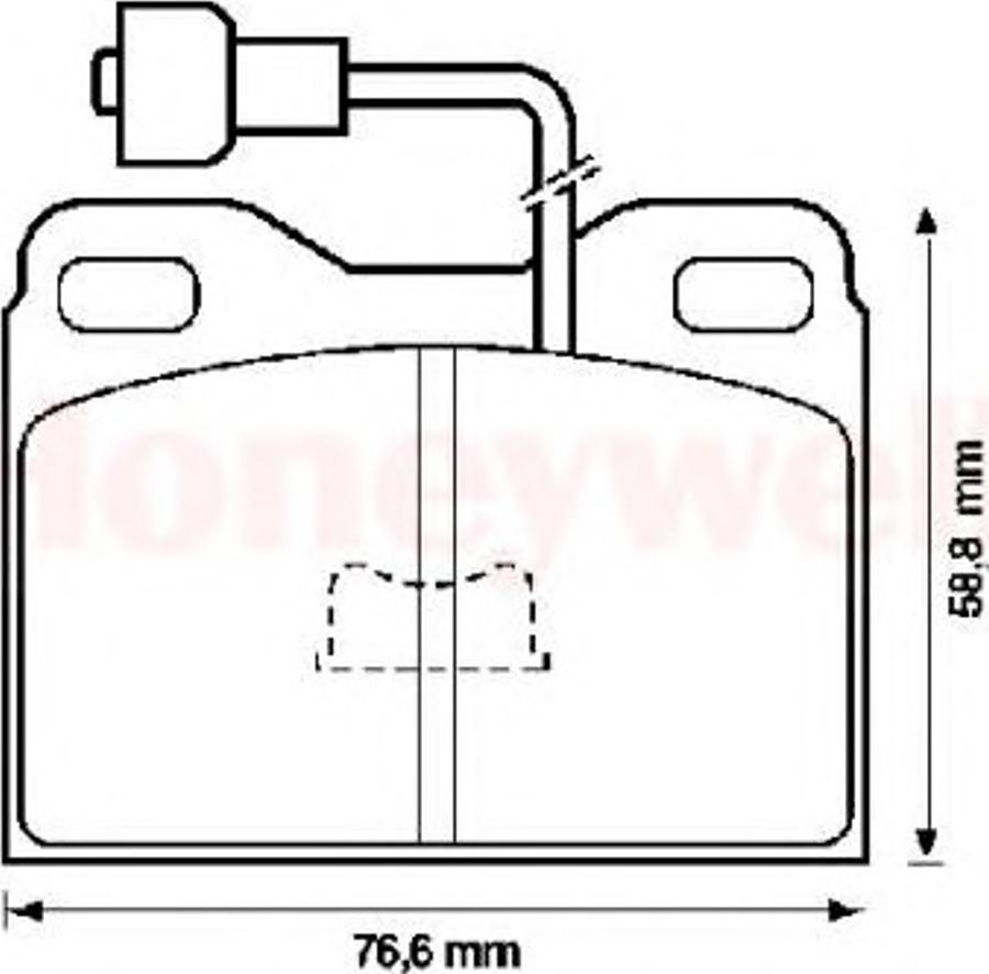 BENDIX 571248B - Kit de plaquettes de frein, frein à disque cwaw.fr